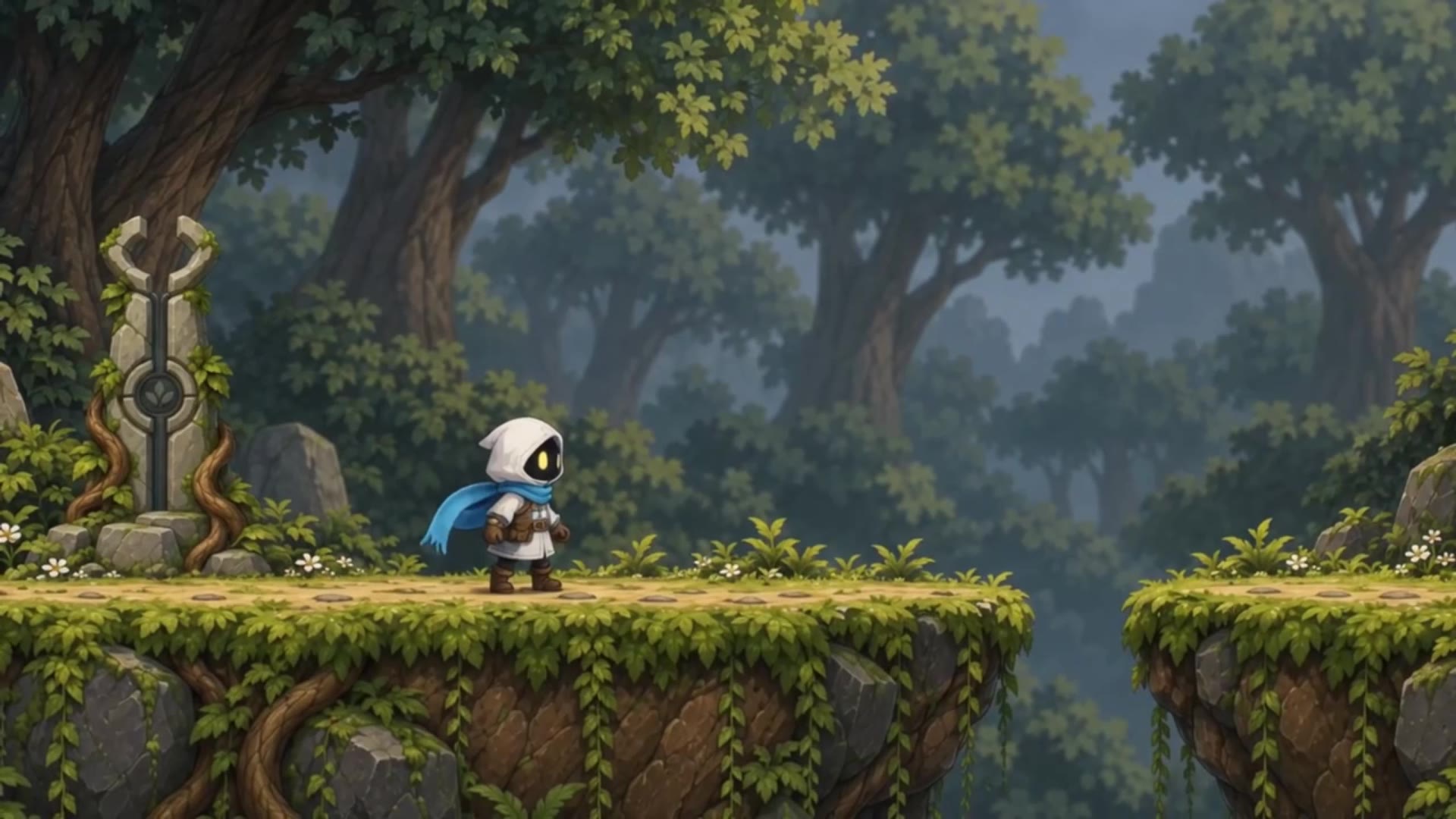 The journey begins beyond the ancient roots.